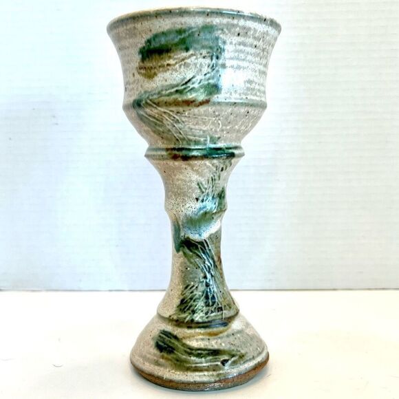 STUDIO ART POTTERY Goblet - Picture 1 of 13